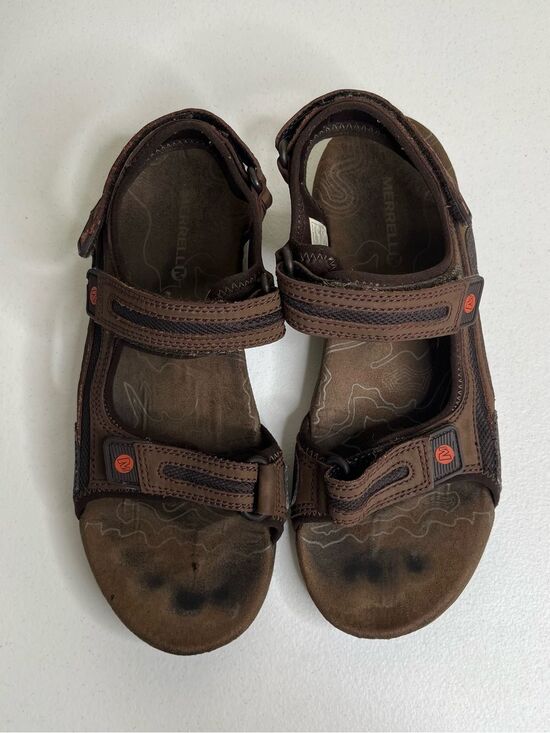 Merrell Sandspur Brown Sport Sandals Men Sz 10 Adjustable Hiking Comfort Outdoor main image 6